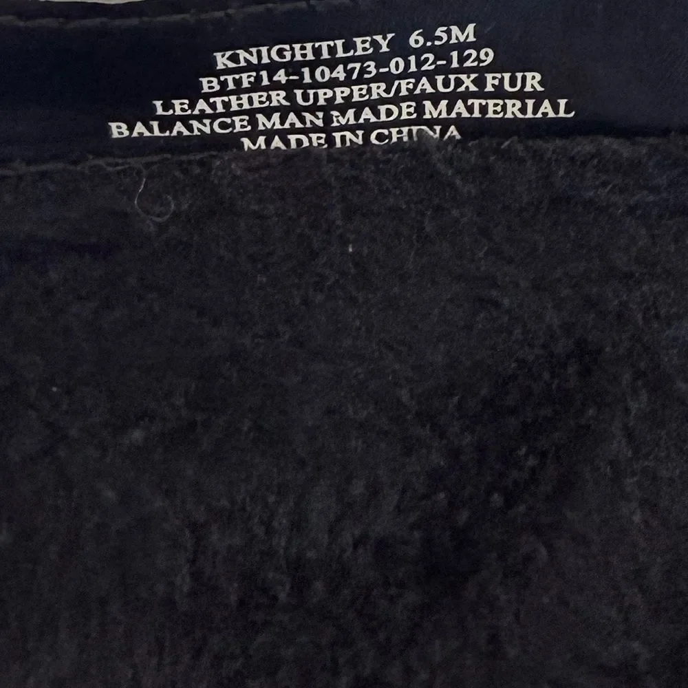 Baretraps Knightley Black Tall Riding Boots Size 6.5M